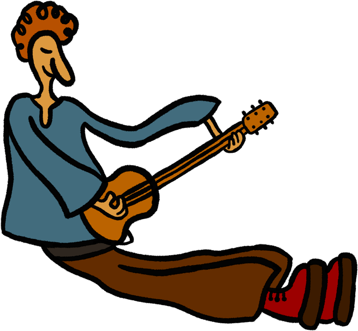 Guitarist illustration by Ned McKenna