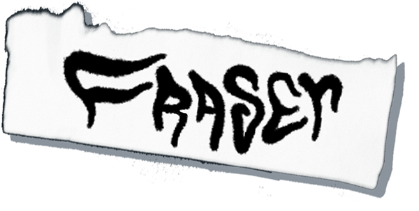 Label with name of artist: Fraser